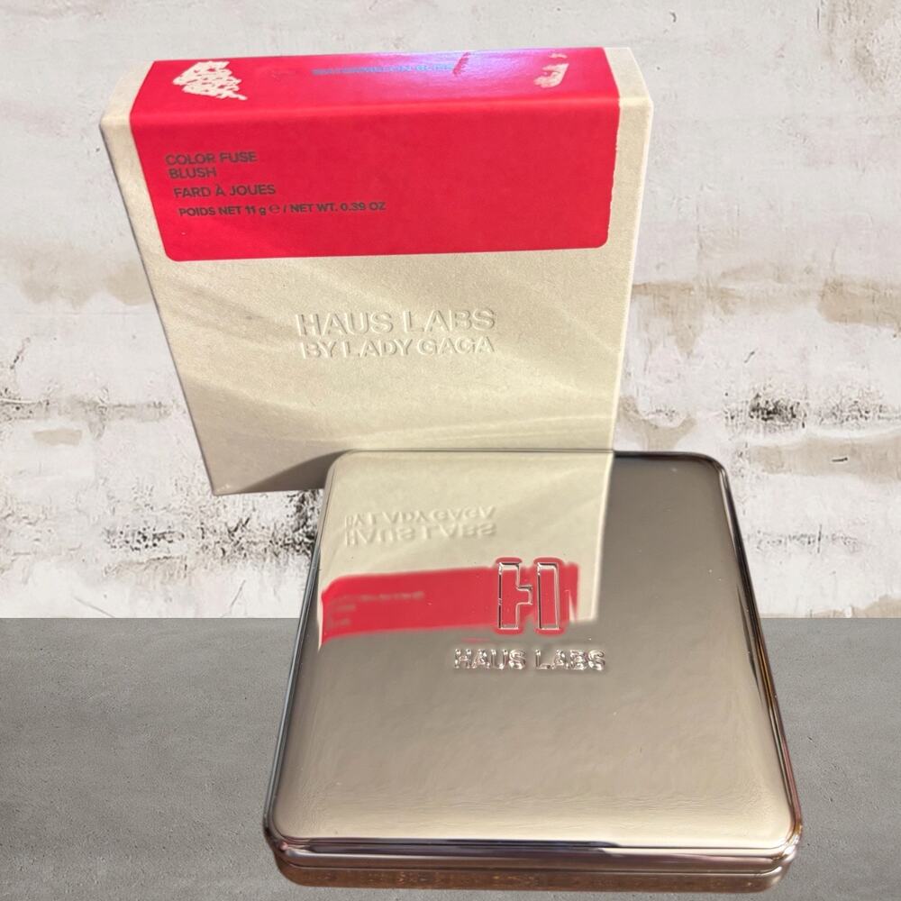 Haus Labs Color Fuse Blush Powder in Watermelon Bliss NIB